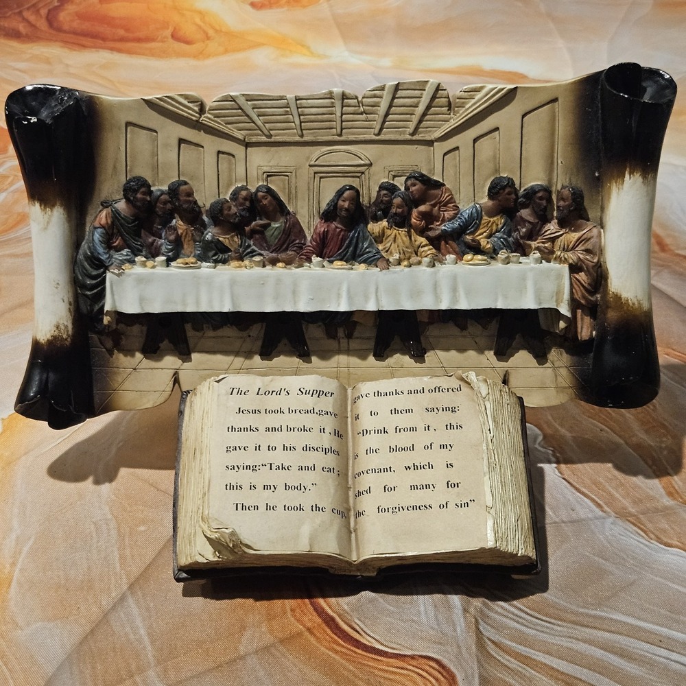 Young's Treasures of the Heart Black African American Last Supper Jesus 2004